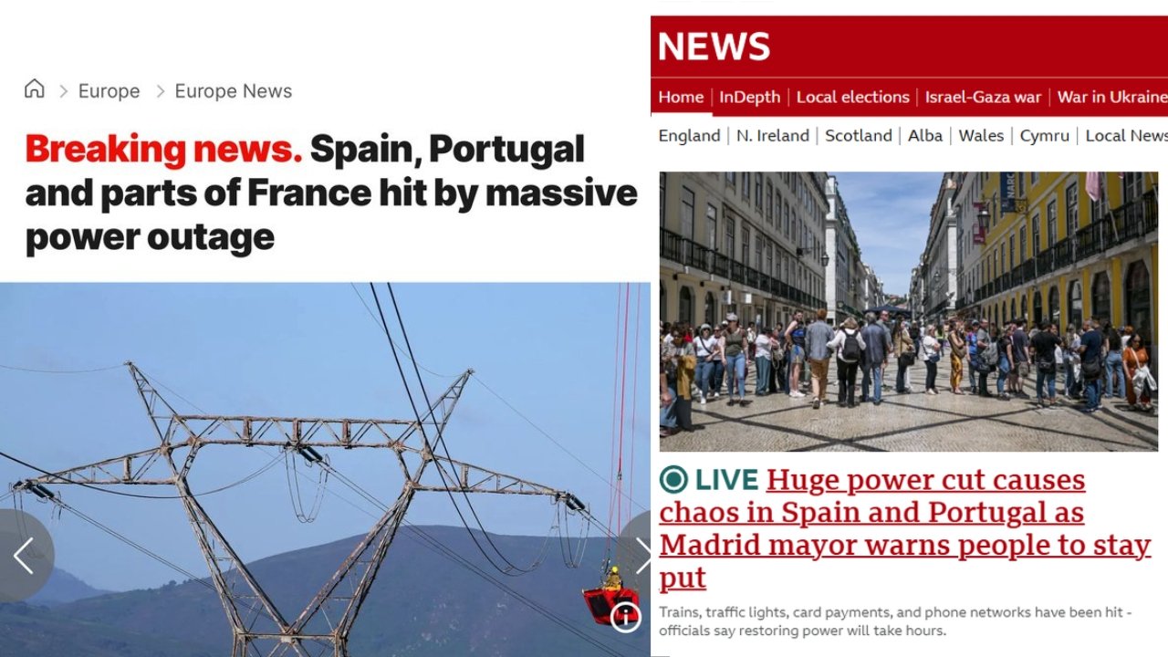 Spain power outage